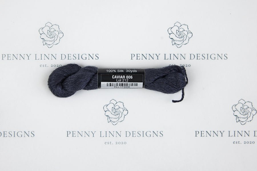 Pepper Pot Silk 006 CAVIAR - Penny Linn Designs - Planet Earth Fibers