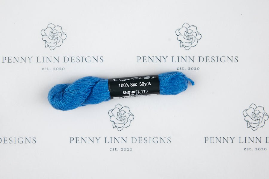 Pepper Pot Silk 113 SNORKEL - Penny Linn Designs - Planet Earth Fibers