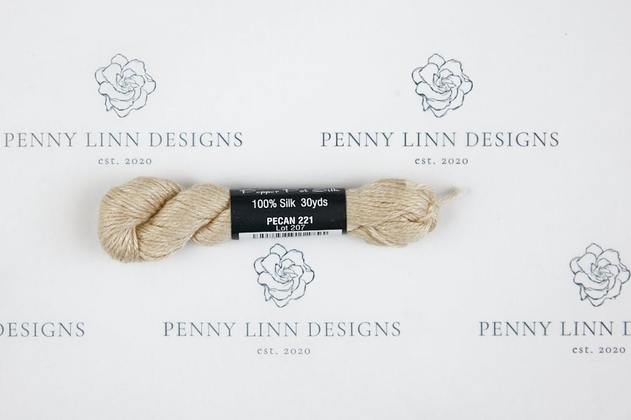 Pepper Pot Silk 221 PECAN - Penny Linn Designs - Planet Earth Fibers