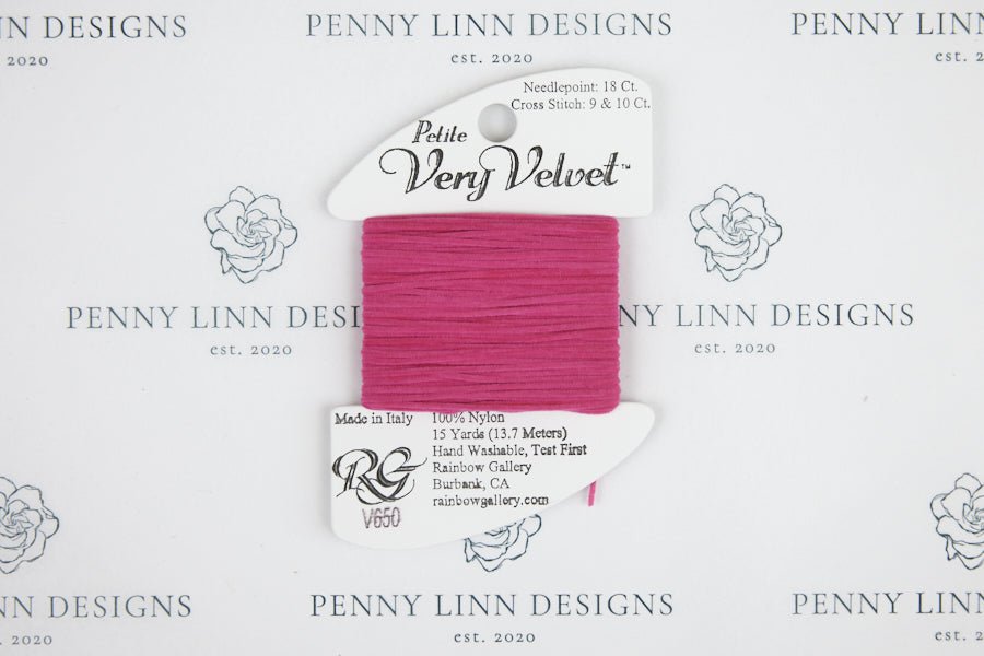 rainbow gallery petitevery velvet thread needlepoint – Penny
