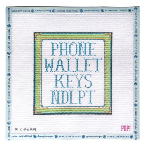 Phone Wallet Keys NDLPT - Penny Linn Designs - POP! NeedleArt