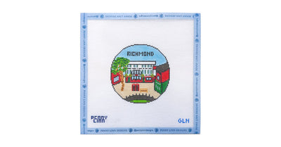 Richmond Green Round - Penny Linn Designs - Grandin Lane Needlepoint