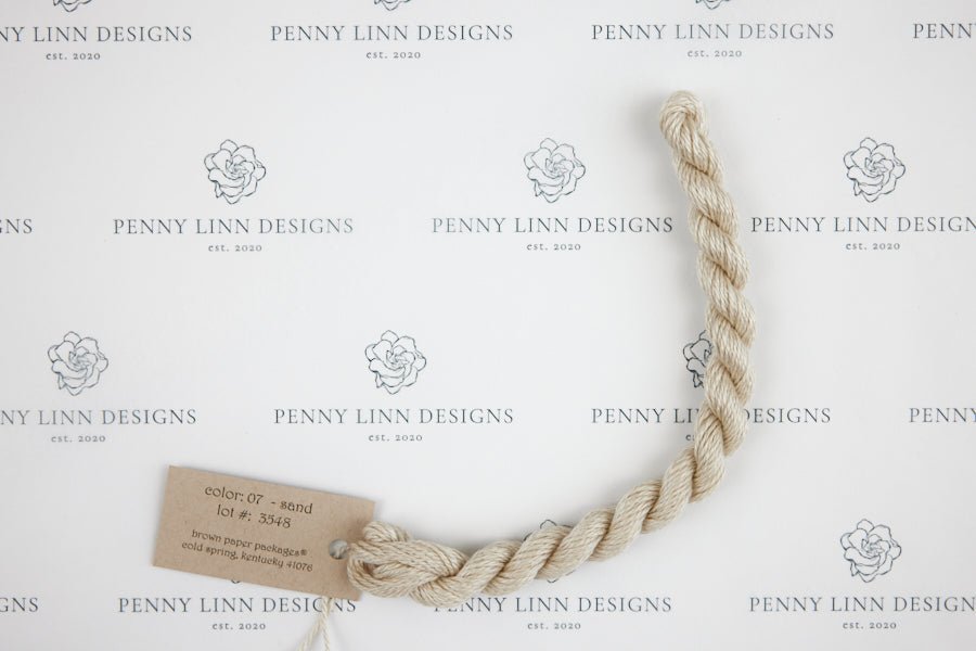 Silk & Ivory 07 Sand - Penny Linn Designs - Brown Paper Packages