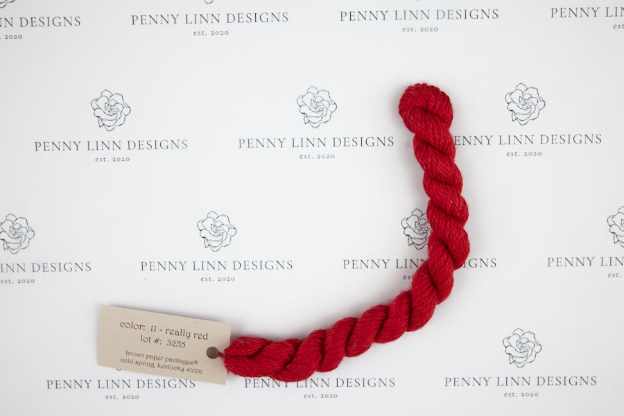 Silk & Ivory 11 Really Red - Penny Linn Designs - Brown Paper Packages