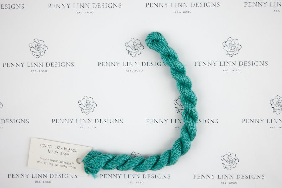 Silk & Ivory 137 Lagoon - Penny Linn Designs - Brown Paper Packages