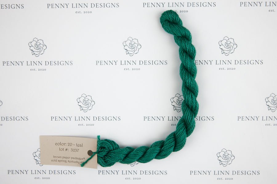 Silk & Ivory 20 Teal - Penny Linn Designs - Brown Paper Packages