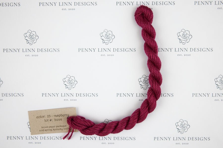 Silk & Ivory 23 Raspberry - Penny Linn Designs - Brown Paper Packages