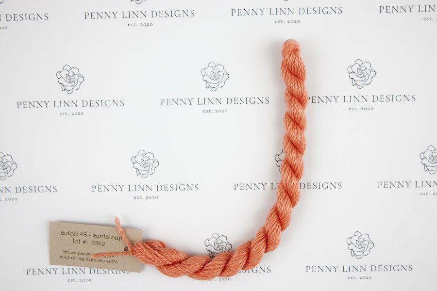 Silk & Ivory 48 Cantaloupe - Penny Linn Designs - Brown Paper Packages