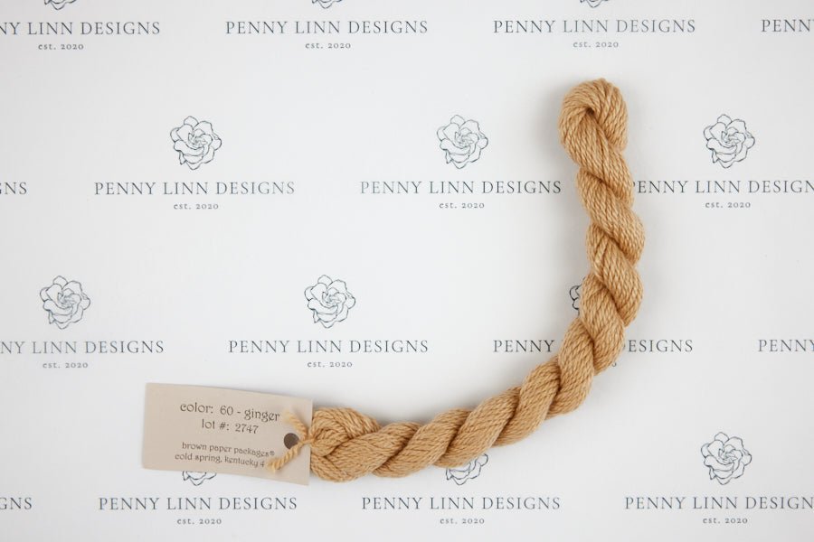 Silk & Ivory 60 Ginger - Penny Linn Designs - Brown Paper Packages