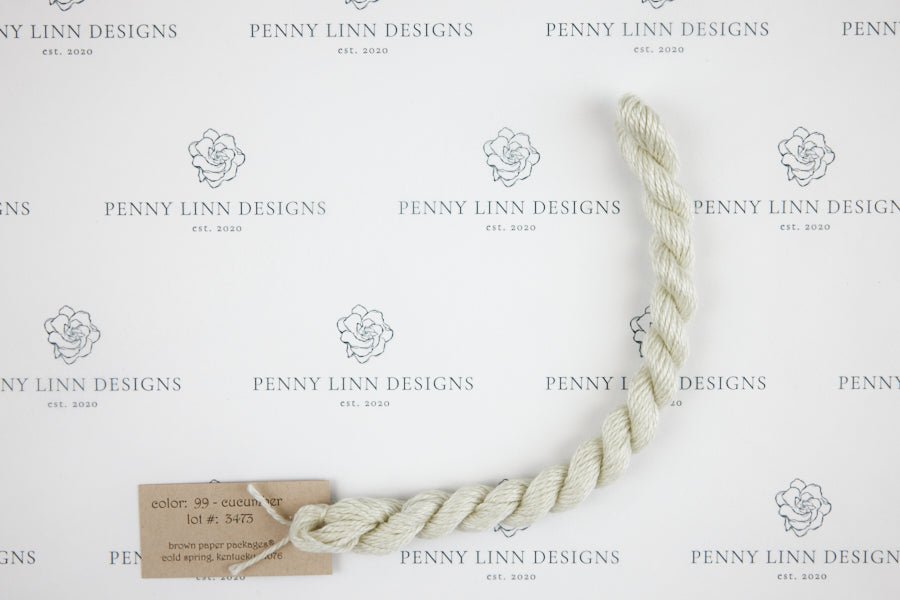 Silk & Ivory 99 Cucumber - Penny Linn Designs - Brown Paper Packages