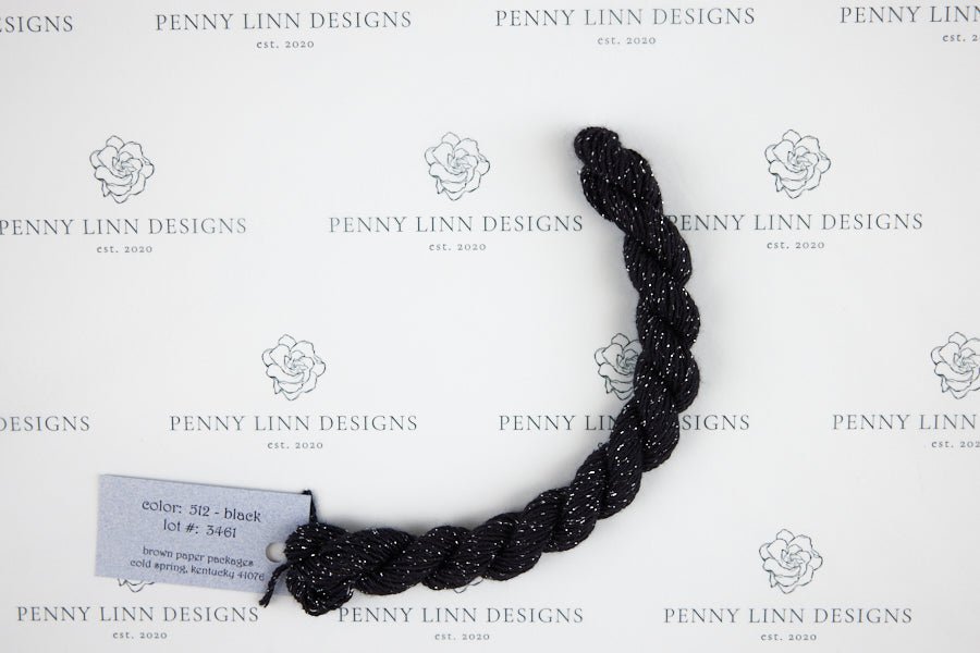 Silk & Ivory Stardust 512 Black - Penny Linn Designs - Brown Paper Packages