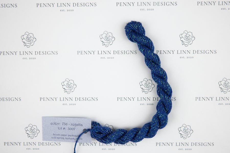 Silk & Ivory Stardust 736 Regatta - Penny Linn Designs - Brown Paper Packages