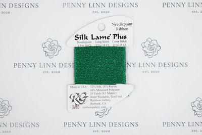 Silk Lamé Plus LM10 Green - Penny Linn Designs - Rainbow Gallery