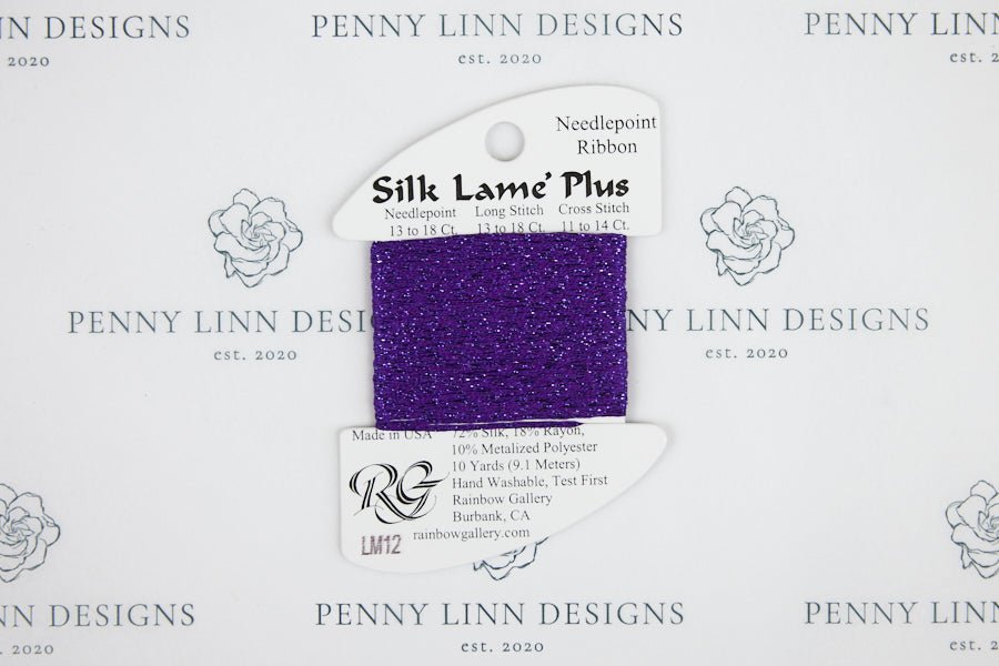 Silk Lamé Plus LM12 Purple - Penny Linn Designs - Rainbow Gallery