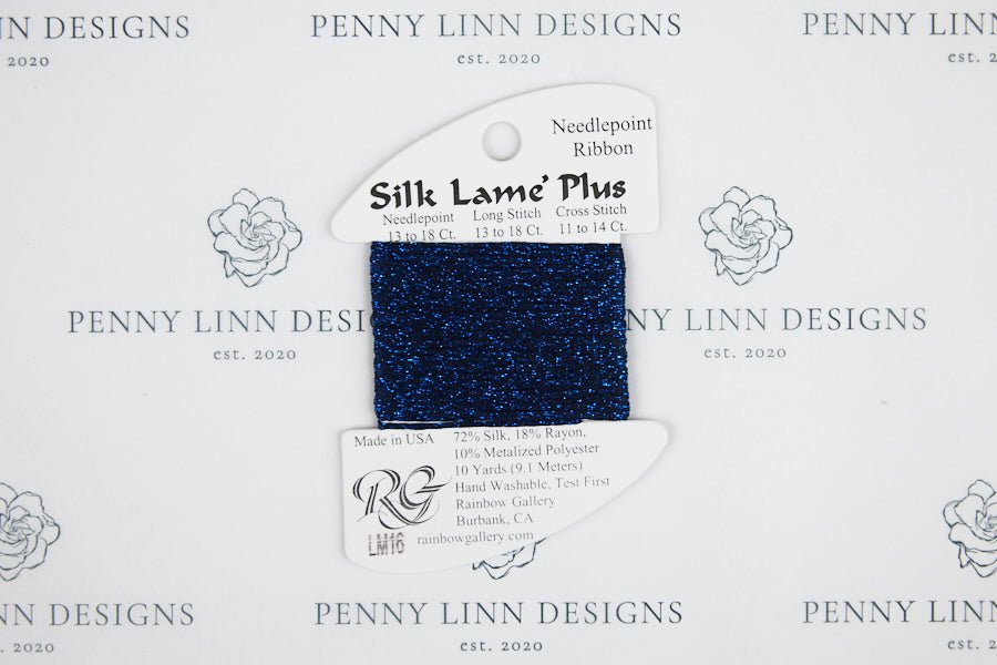 Silk Lamé Plus LM16 Navy - Penny Linn Designs - Rainbow Gallery