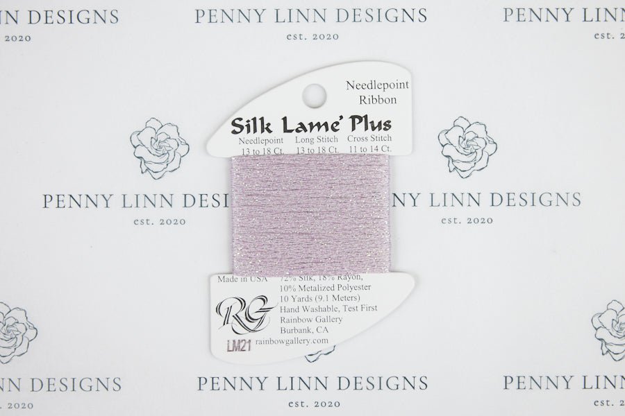 Silk Lamé Plus LM21 Lite Lavender - Penny Linn Designs - Rainbow Gallery