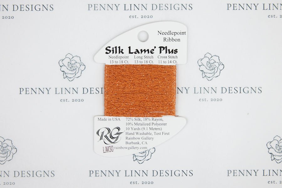 Silk Lamé Plus LM30 Orange - Penny Linn Designs - Rainbow Gallery