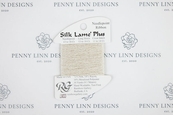 Silk Lamé Plus LM33 Eggshell - Penny Linn Designs - Rainbow Gallery