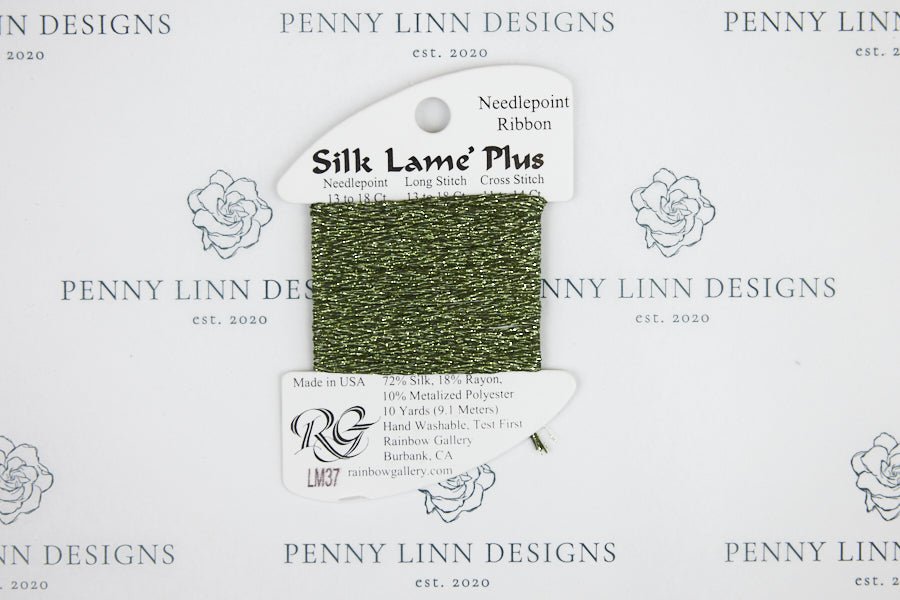 Silk Lamé Plus LM37 Dark Avocado - Penny Linn Designs - Rainbow Gallery
