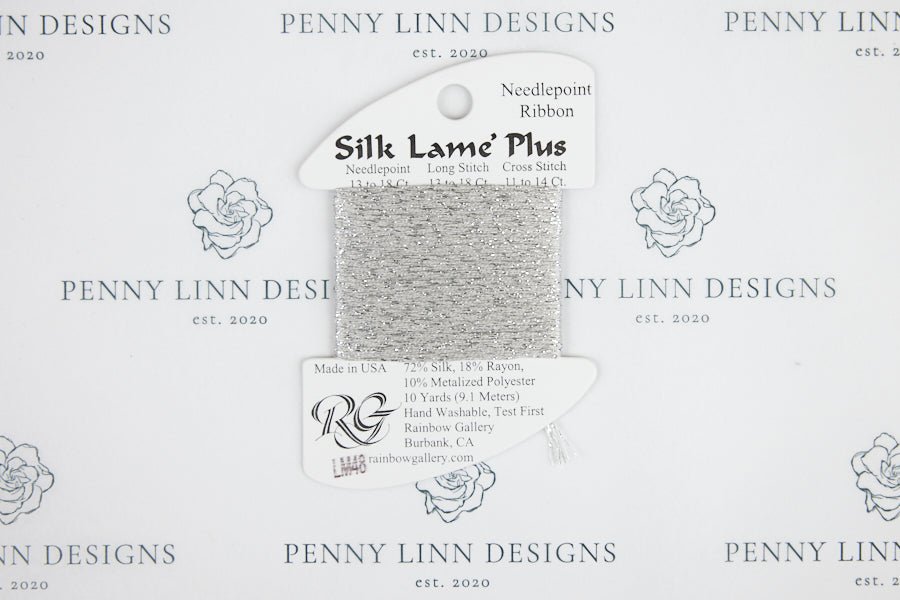 Silk Lamé Plus LM48 Silver - Penny Linn Designs - Rainbow Gallery
