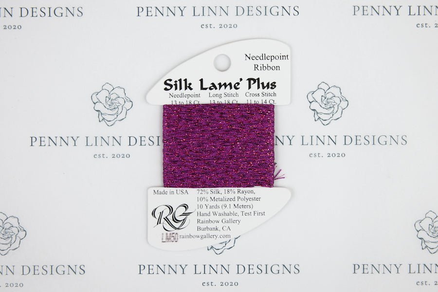 Silk Lamé Plus LM50 Fuchsia - Penny Linn Designs - Rainbow Gallery