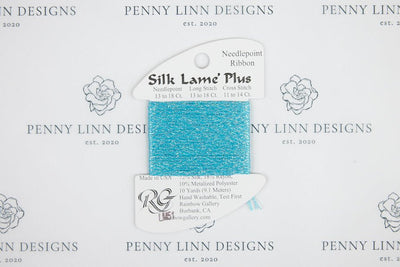 Silk Lamé Plus LM51 Turquoise - Penny Linn Designs - Rainbow Gallery
