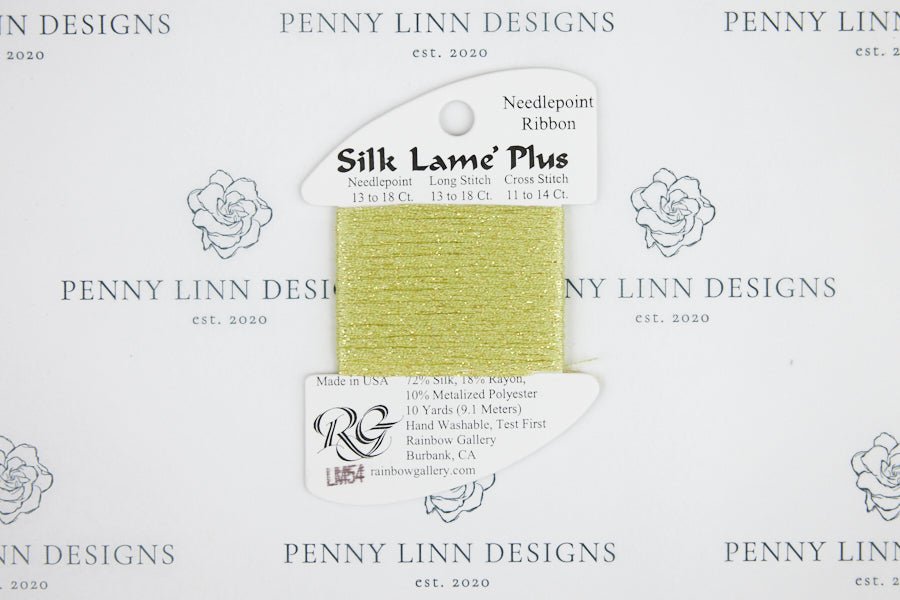 Silk Lamé Plus LM54 Light Avocado - Penny Linn Designs - Rainbow Gallery