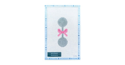 SILVER RATTLE - Penny Linn Designs - Silver Stitch Needlepoint