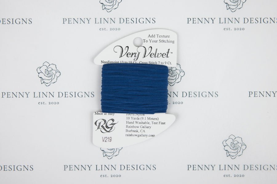 Very Velvet V219 Denim - Penny Linn Designs - Rainbow Gallery