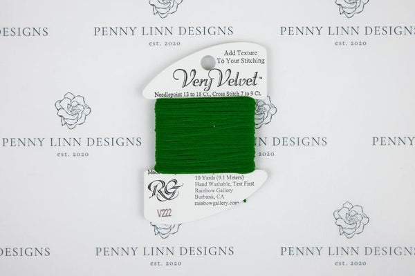 Very Velvet V222 Green - Penny Linn Designs - Rainbow Gallery