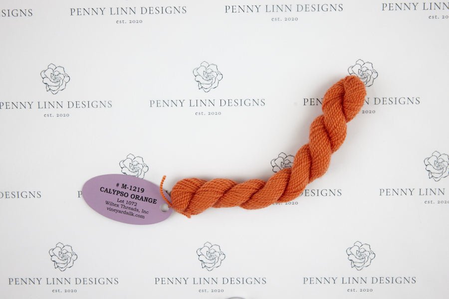 Vineyard Merino M-1219 CALYPSO ORANGE - Penny Linn Designs - Wiltex Threads