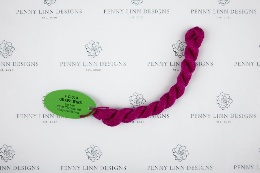 Vineyard Silk C-014 GRAPE WINE - Penny Linn Designs - Wiltex Threads