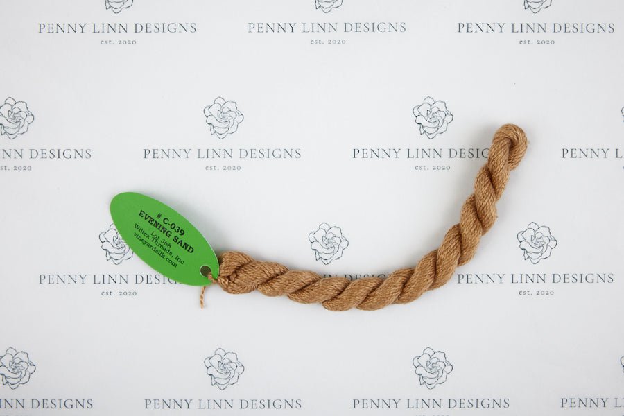 Vineyard Silk C-039 EVENING SAND - Penny Linn Designs - Wiltex Threads