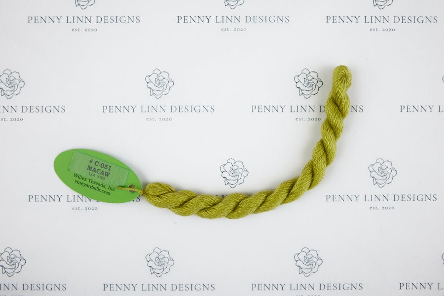 Vineyard Silk C-051 MACAW - Penny Linn Designs - Wiltex Threads
