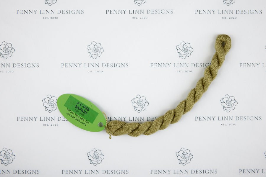 Vineyard Silk C-058 SAFARI - Penny Linn Designs - Wiltex Threads