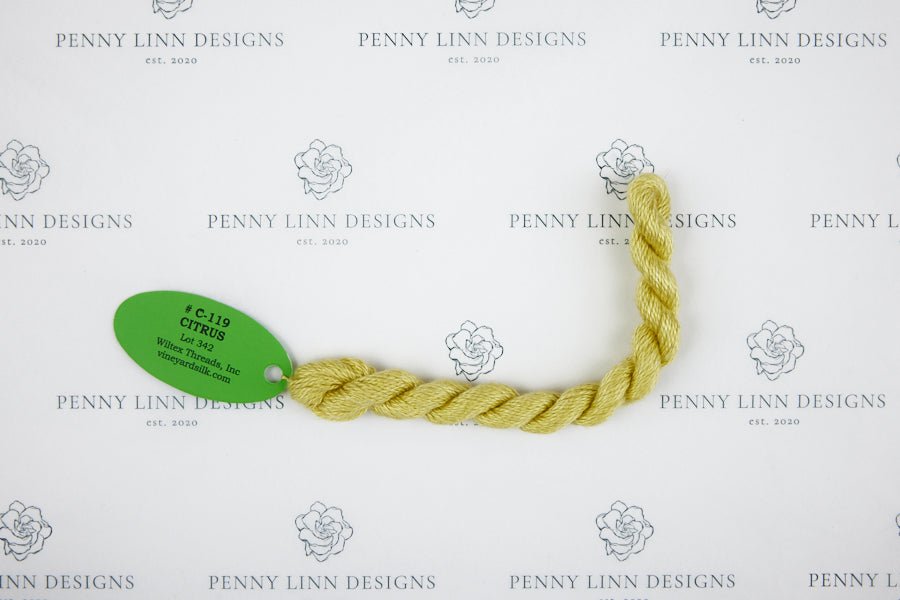 Vineyard Silk C-119 CITRUS - Penny Linn Designs - Wiltex Threads