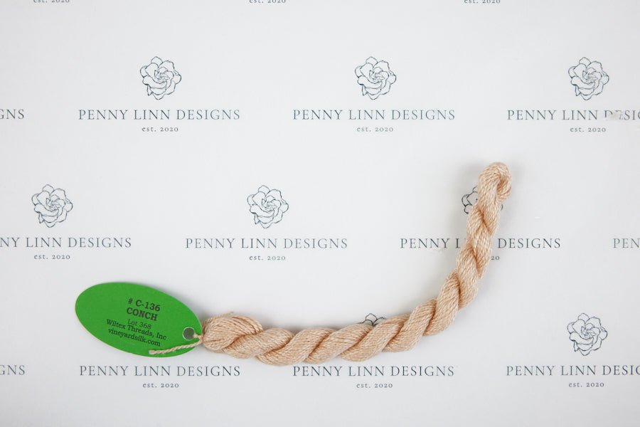Vineyard Silk C-136 CONCH - Penny Linn Designs - Wiltex Threads