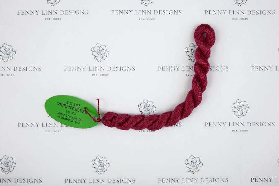 Vineyard Silk C-181 VIBRANT BLUSH - Penny Linn Designs - Wiltex Threads