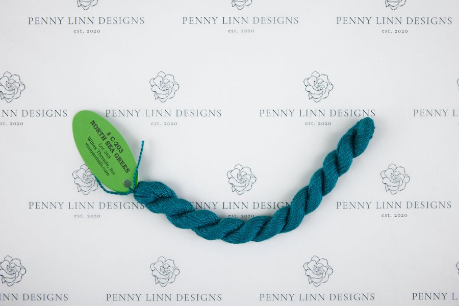 Vineyard Silk C-203 NORTH SEA GREEN - Penny Linn Designs - Wiltex Threads