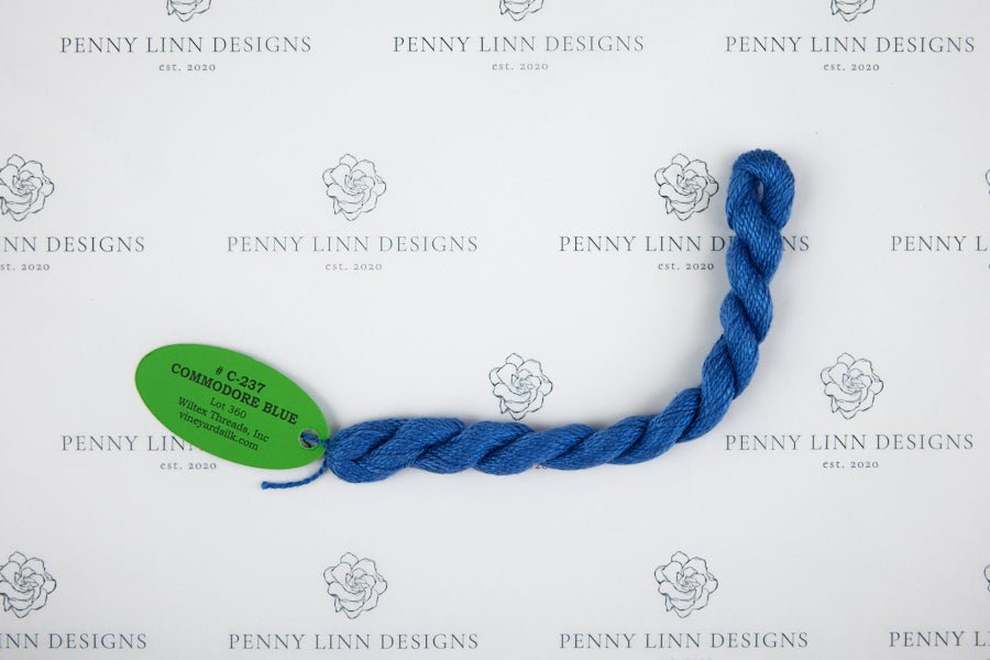 Vineyard Silk C-237 COMMODORE BLUE - Penny Linn Designs - Wiltex Threads